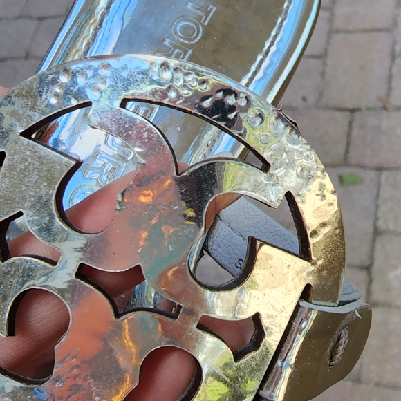 Tory Burch Woman's Miller Metalic sandal - Picture 2 of 6